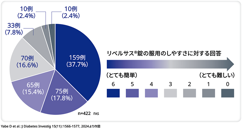 ［探索的及びその他の評価項目］リベルサス®錠の服用に関する患者アンケート